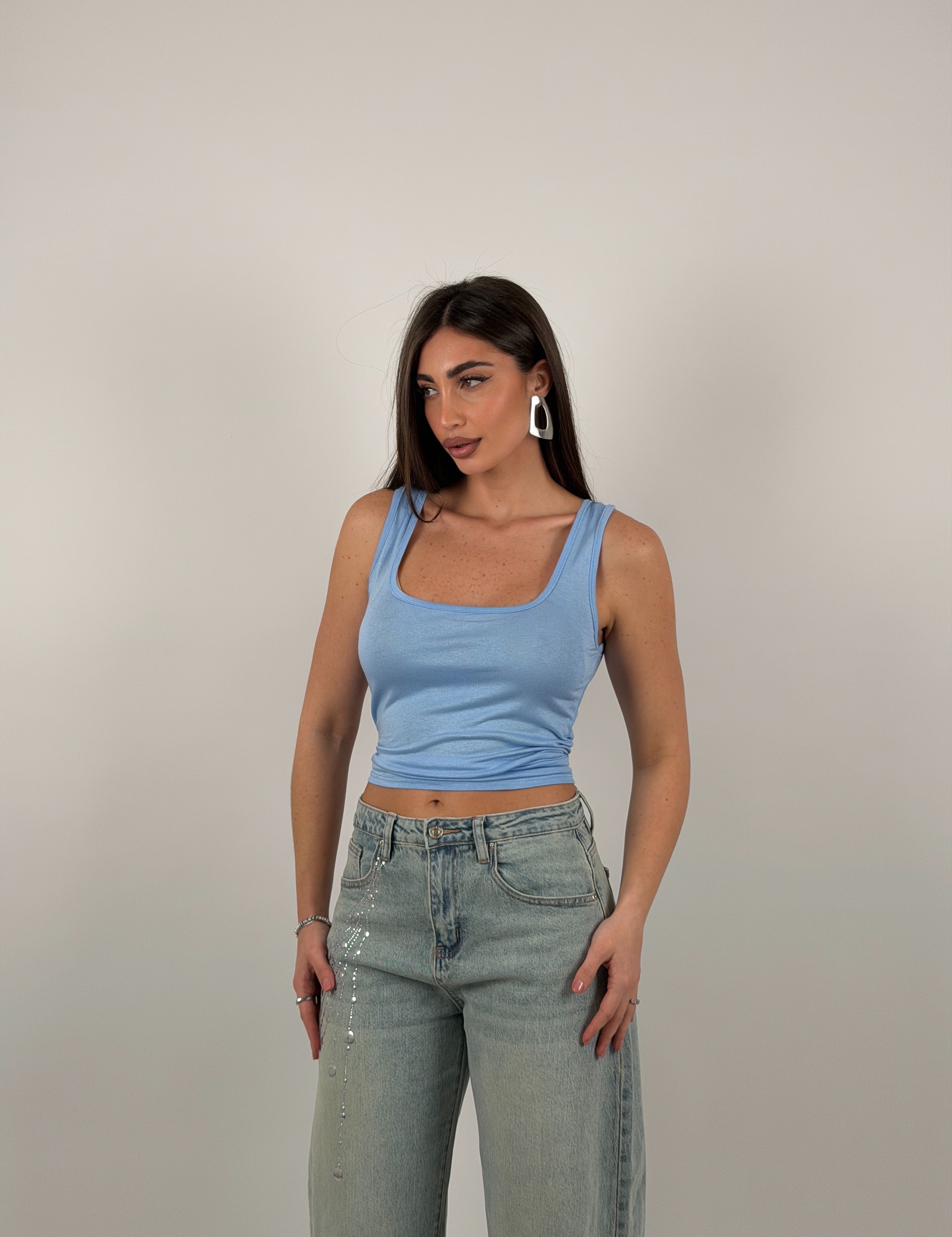 Maglia giromanica semivelata