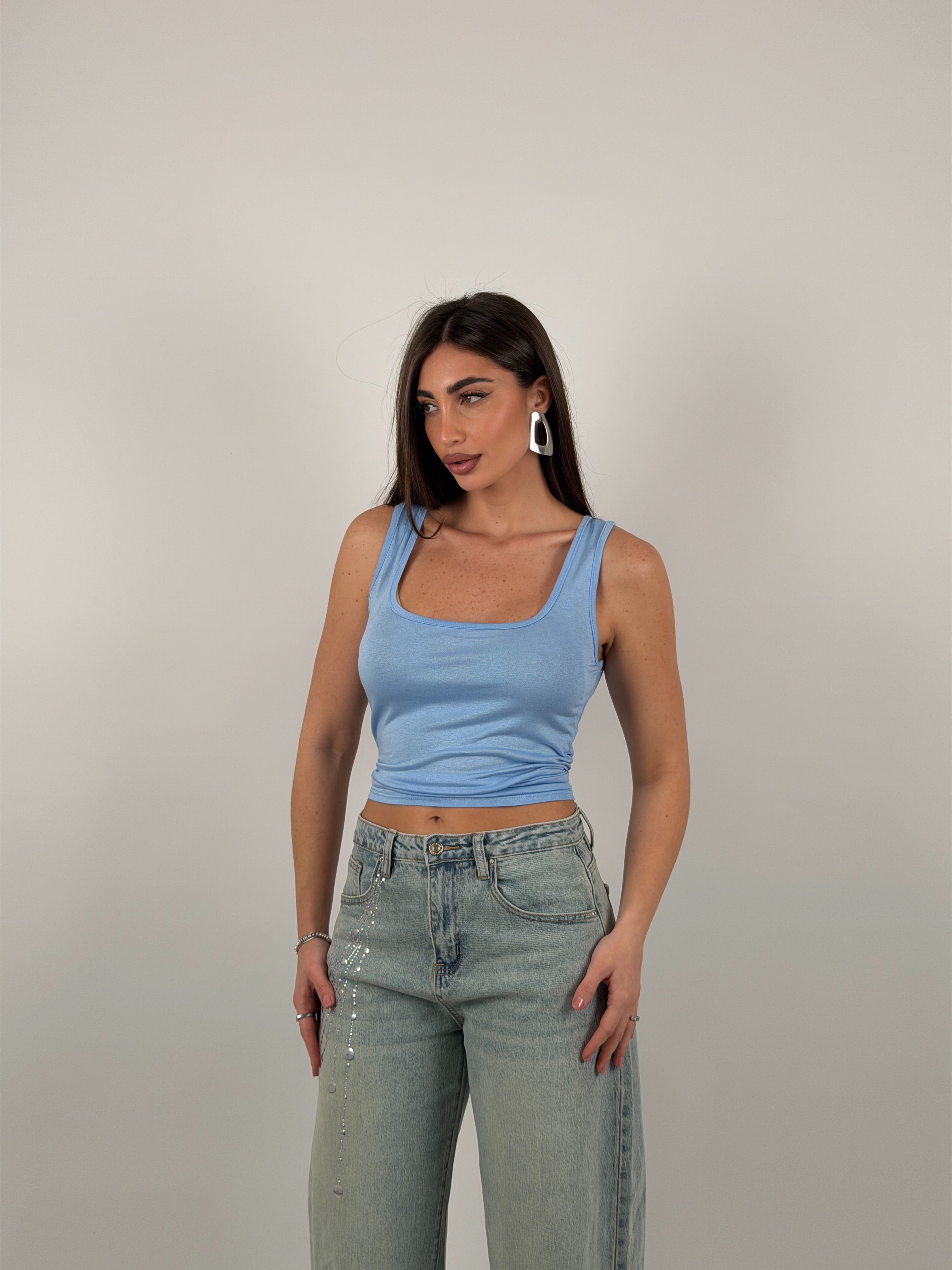 Maglia giromanica semivelata