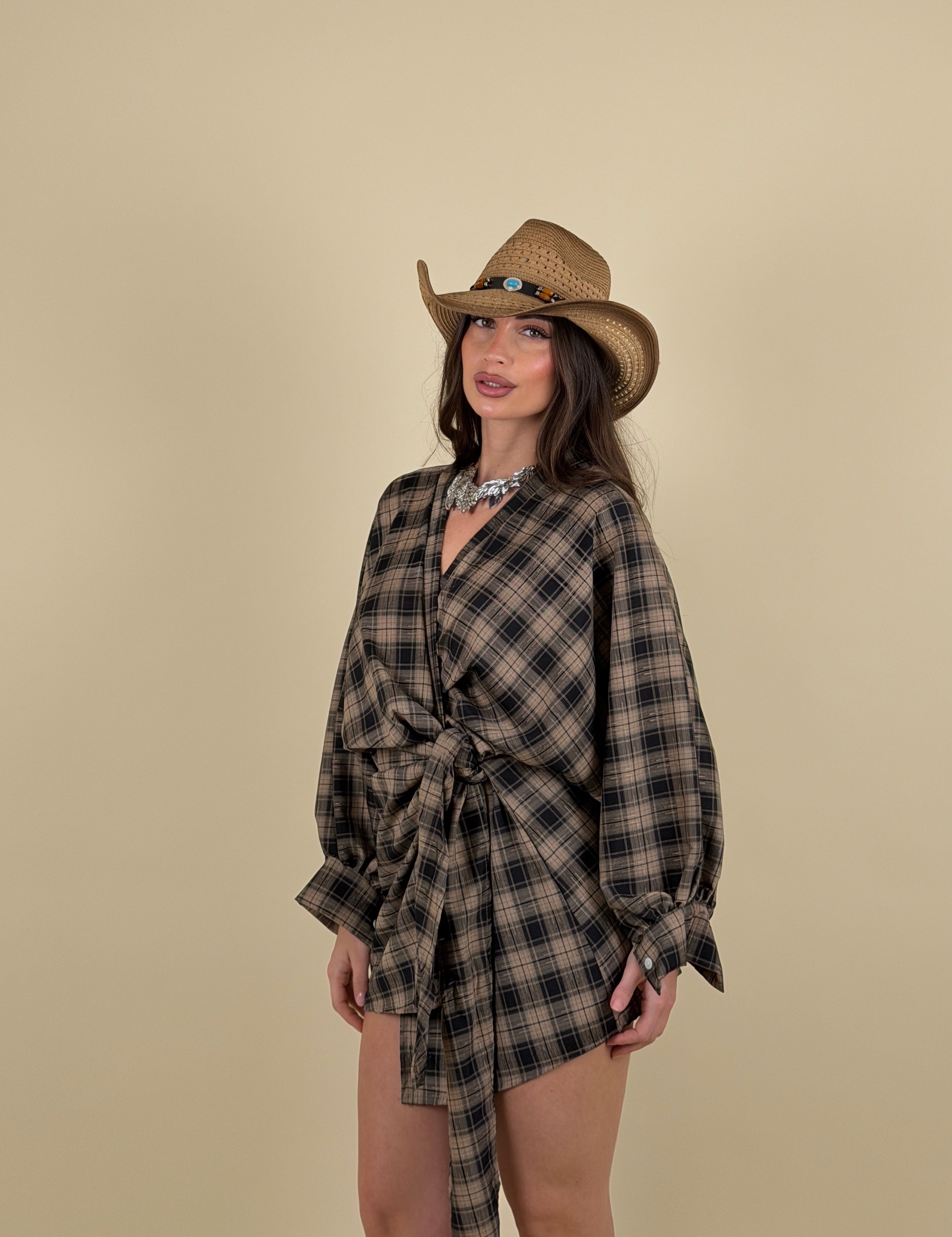 Vestito Quadri