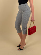 Pantalone quadri 3/4