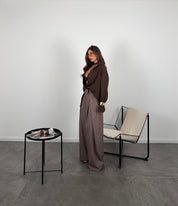 Pantalone corinne quadri
