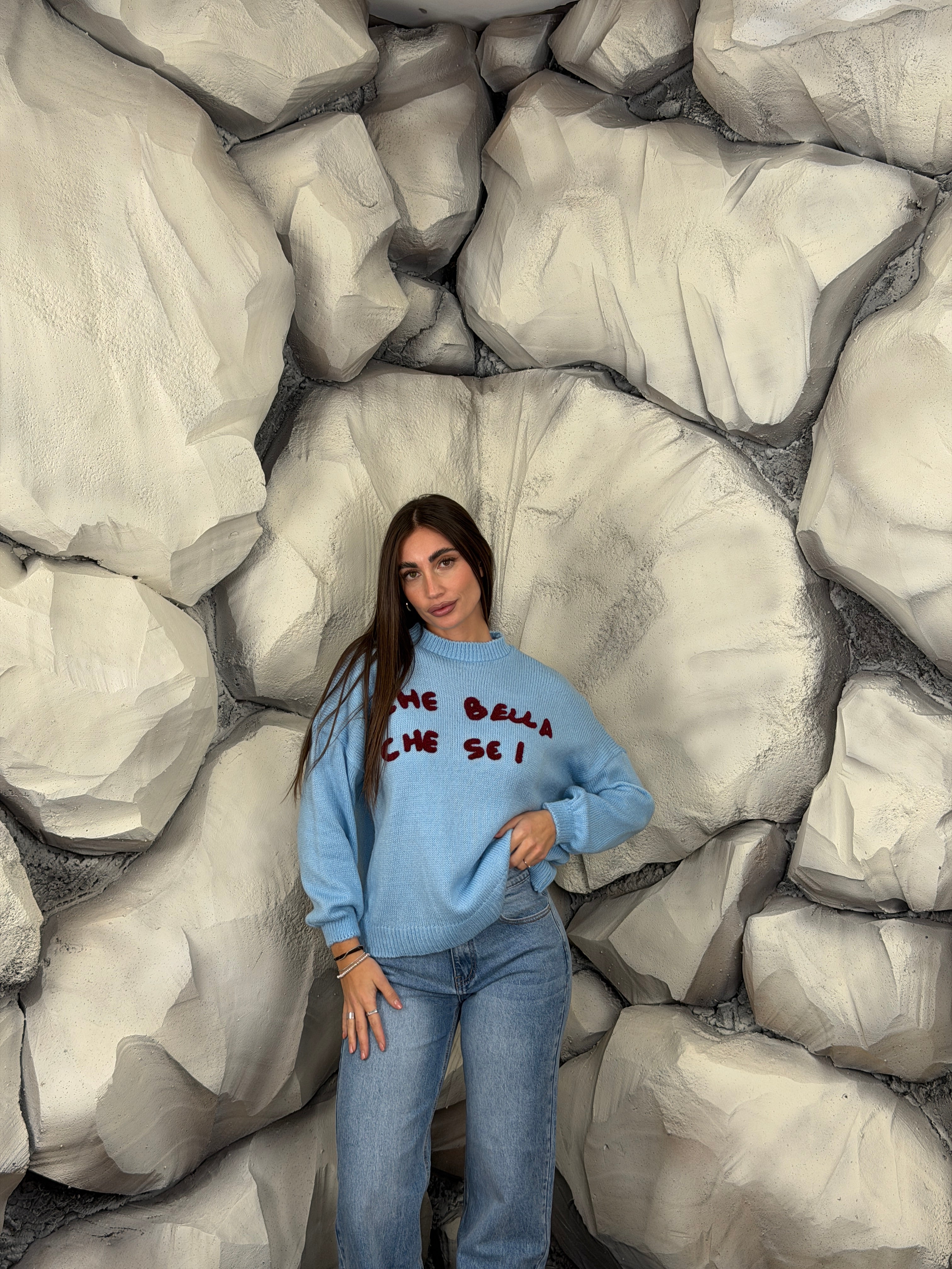 Maglione CHE BELLA CHE SEI short