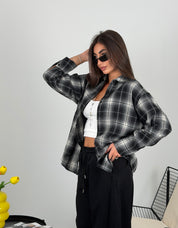 Camicia a quadri over size