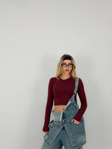 Maglia crop