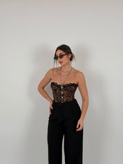 Corpetto maculato regolabile