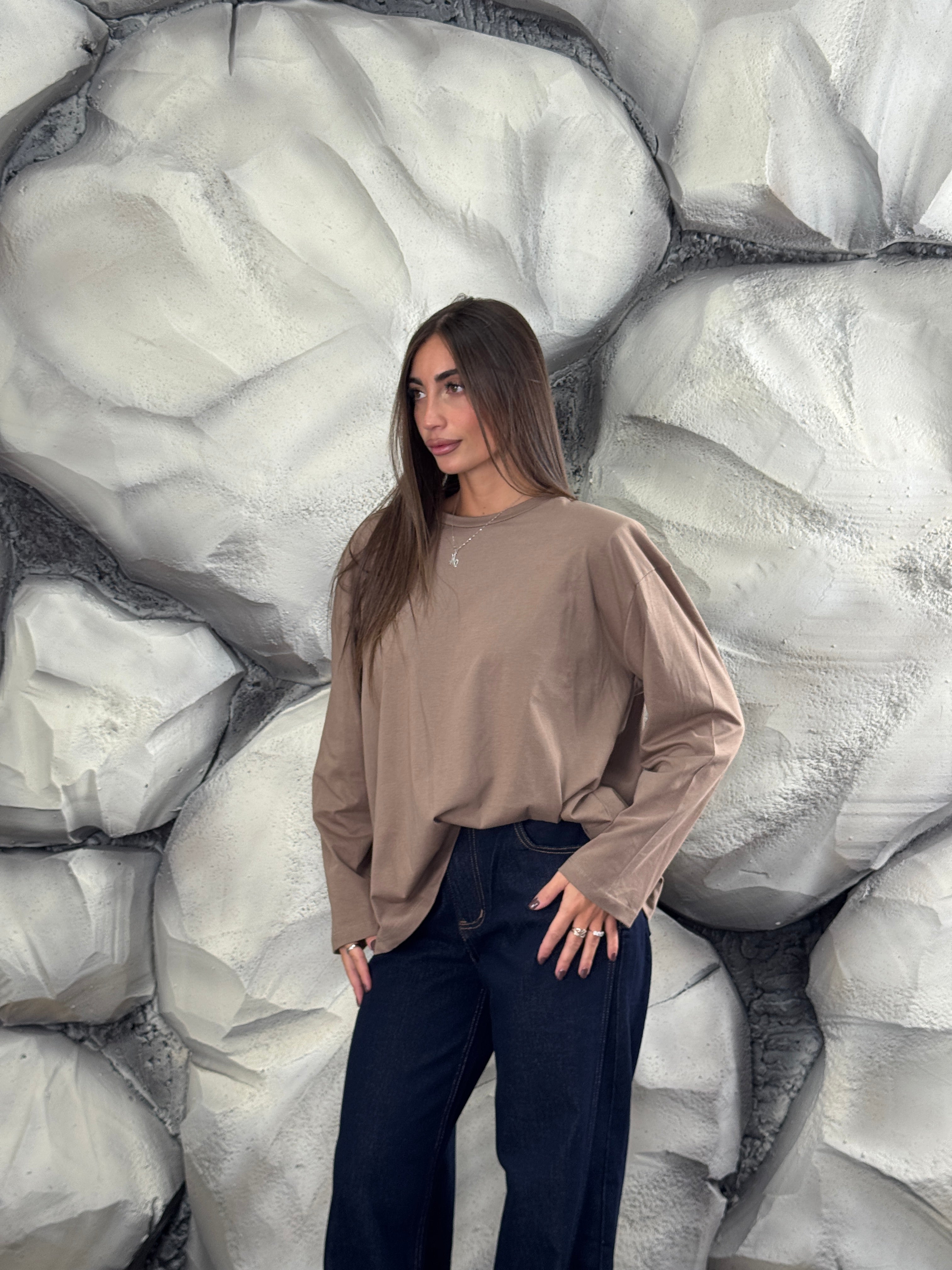 Maglia Spalline manica lunga
