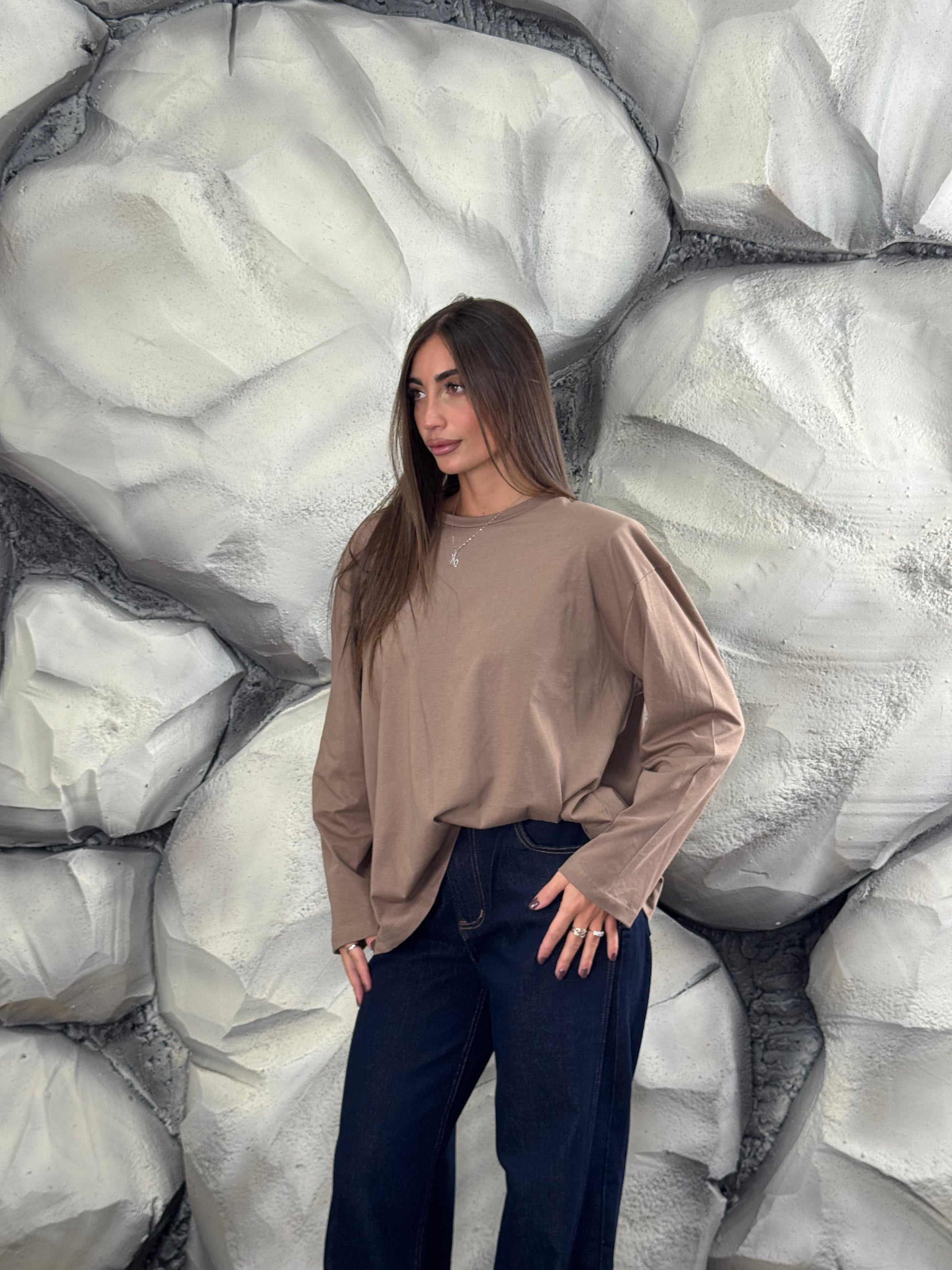 Maglia Spalline manica lunga