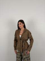 Giacca mood trench tessuto leggero