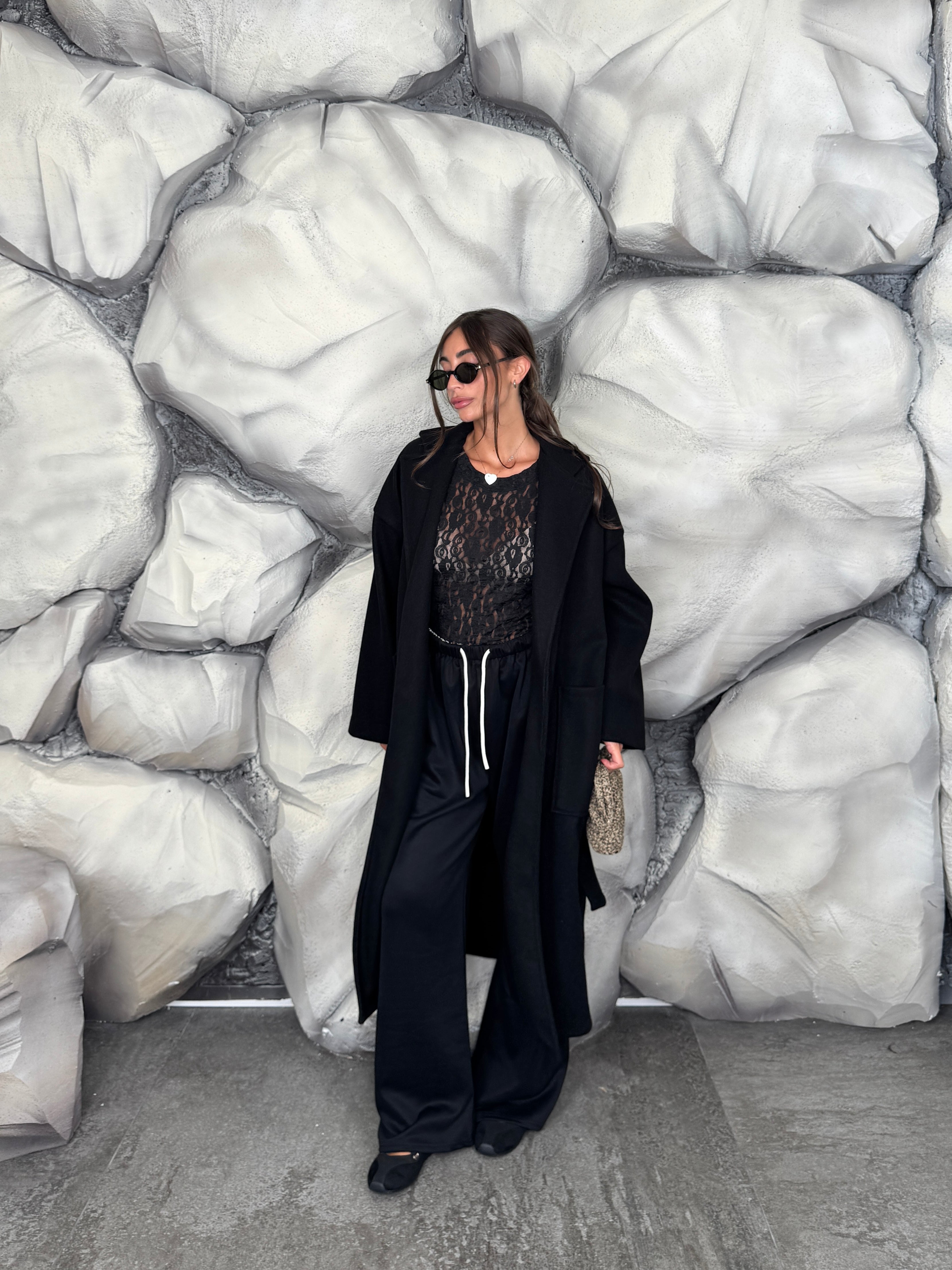 Cappotto cintura in vita