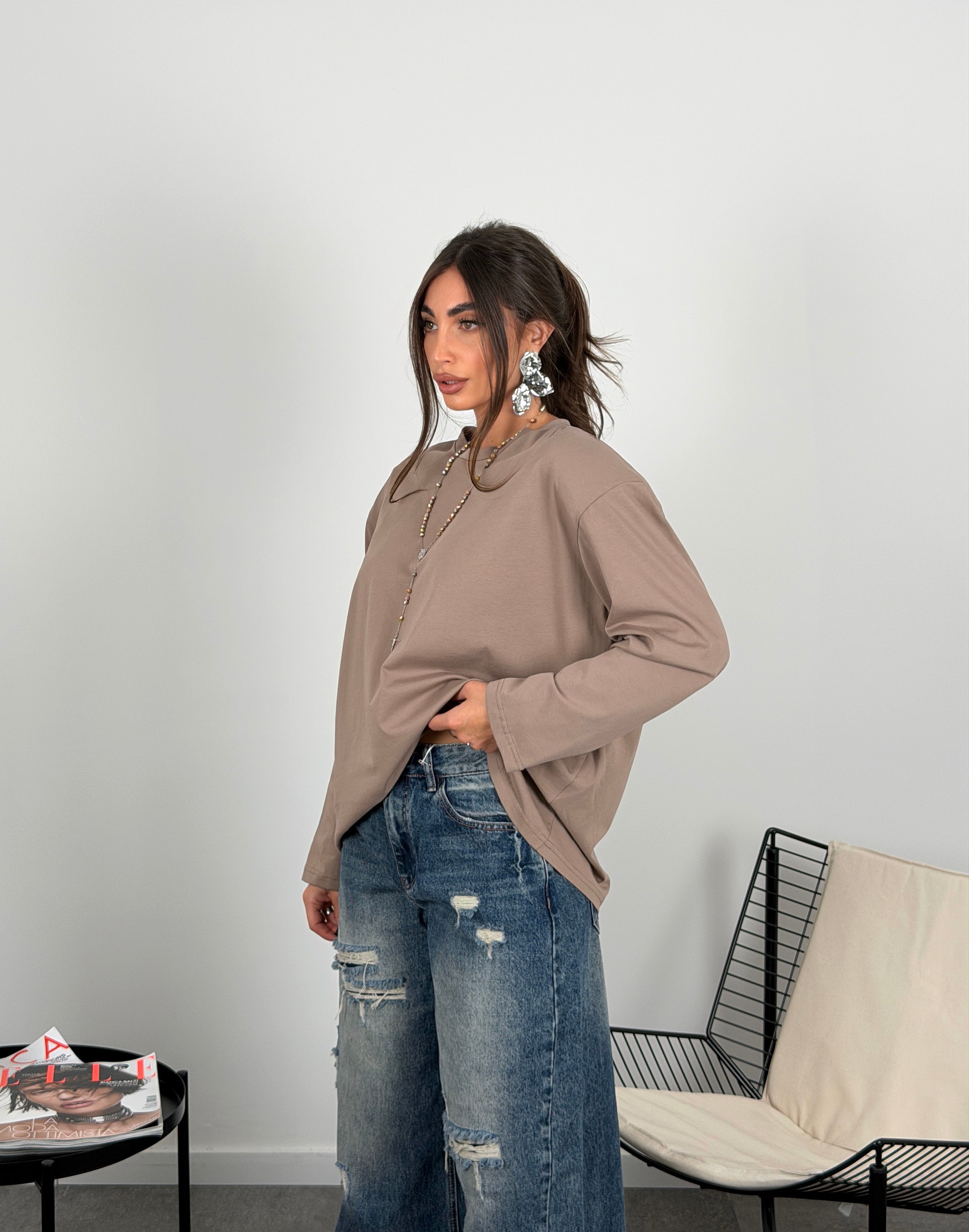 Longsleeve con spallina