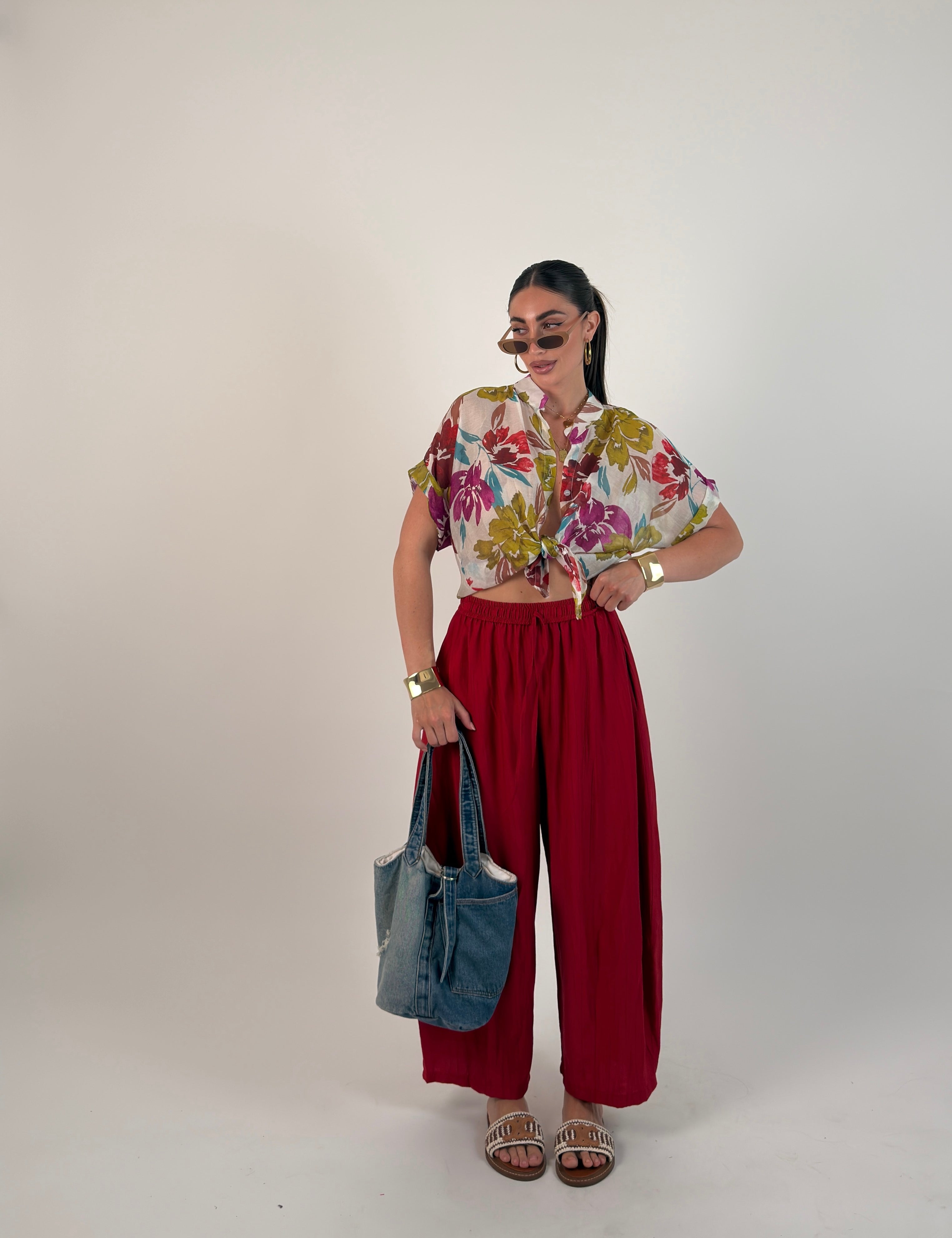 Pantalone plissi
