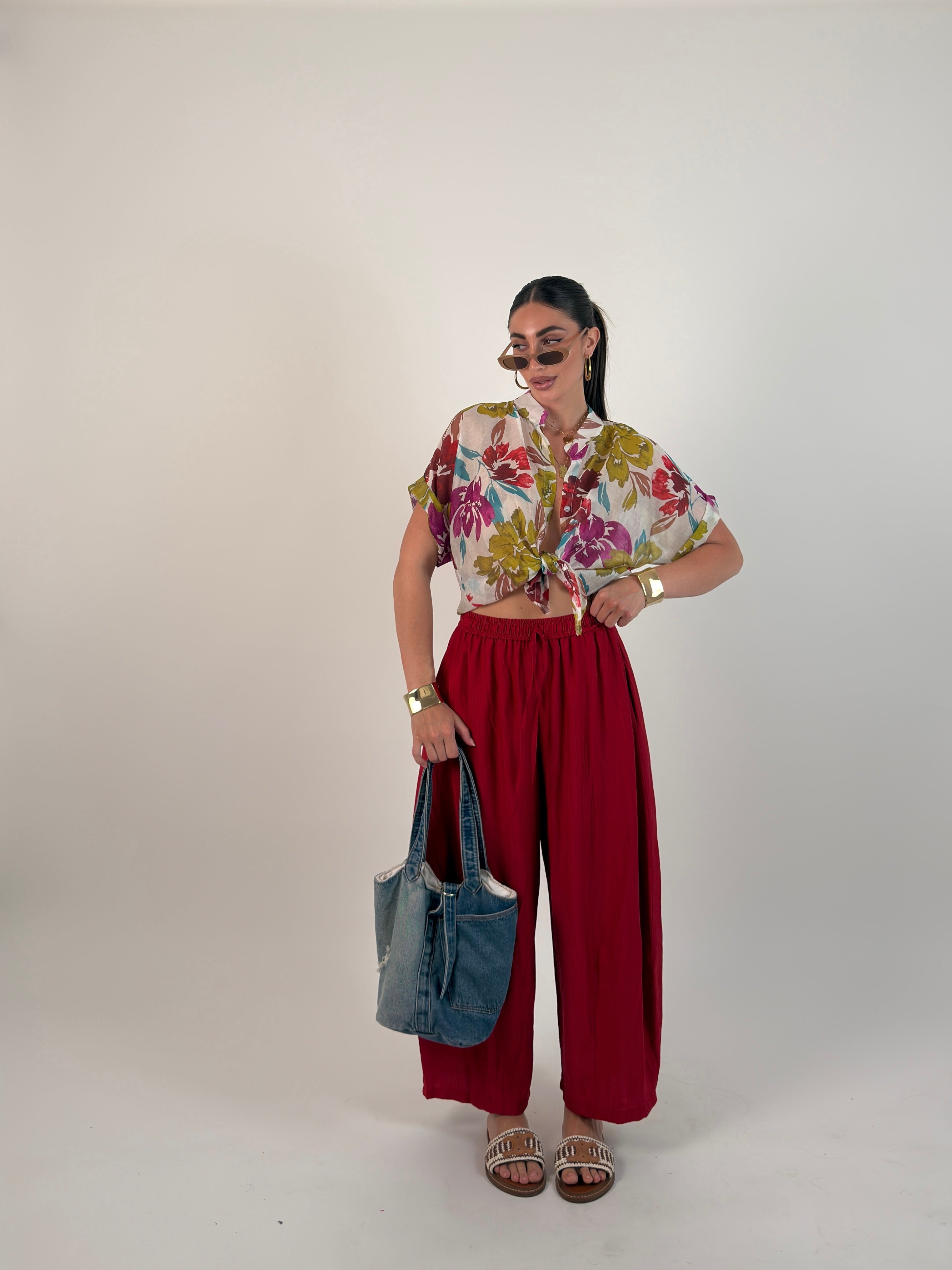 Pantalone plissi