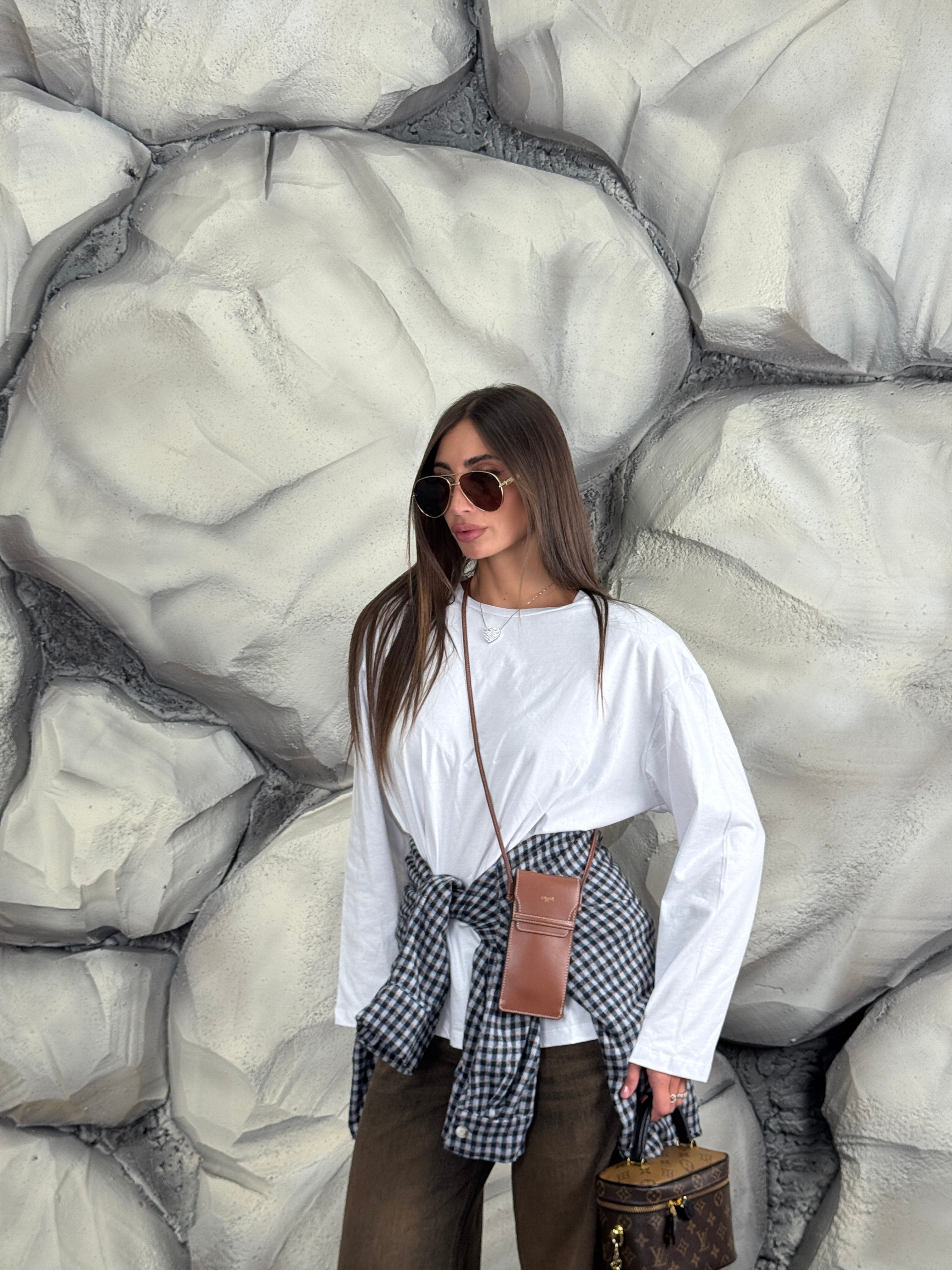 Maglia Spalline manica lunga