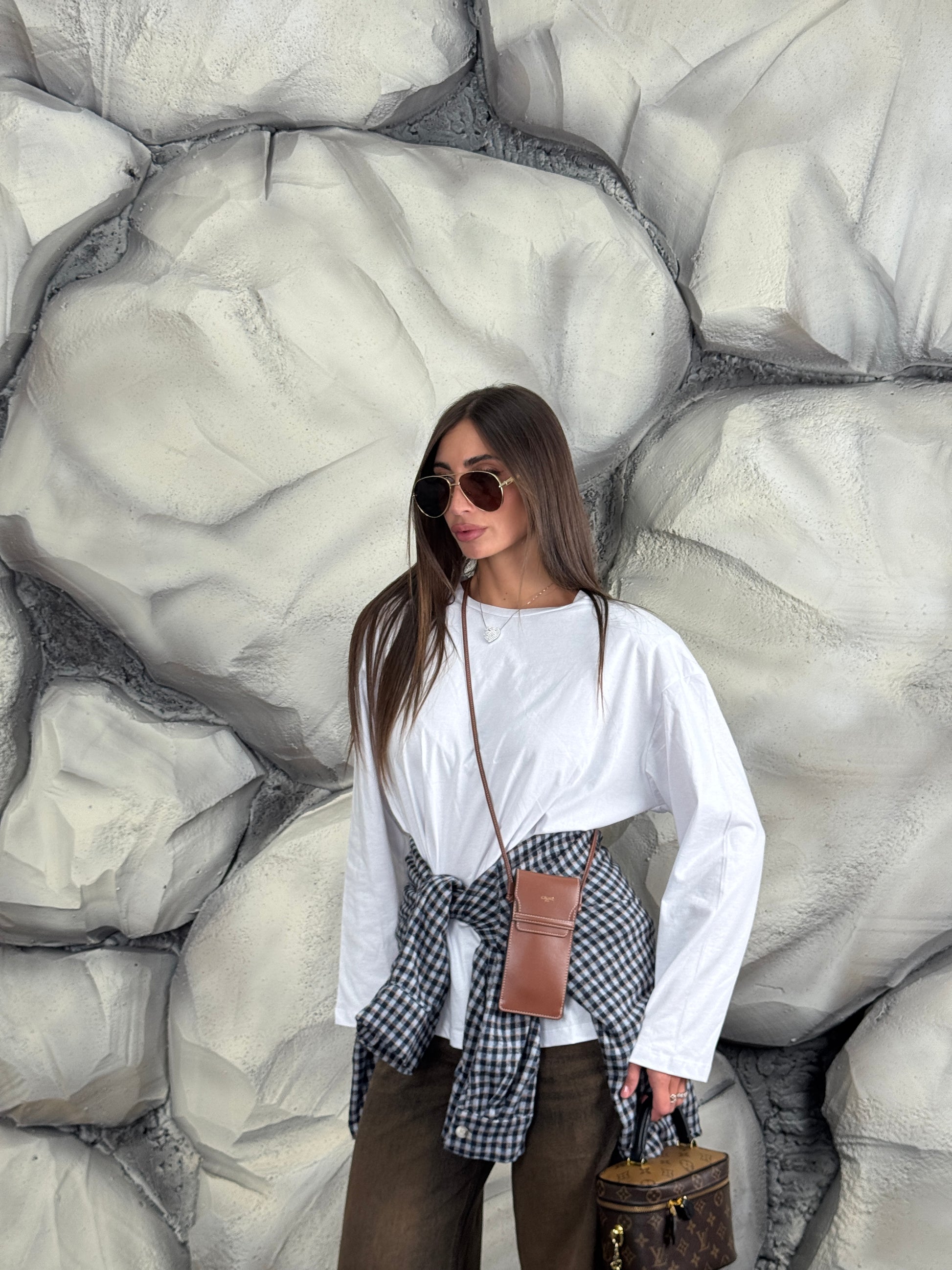 Maglia Spalline manica lunga