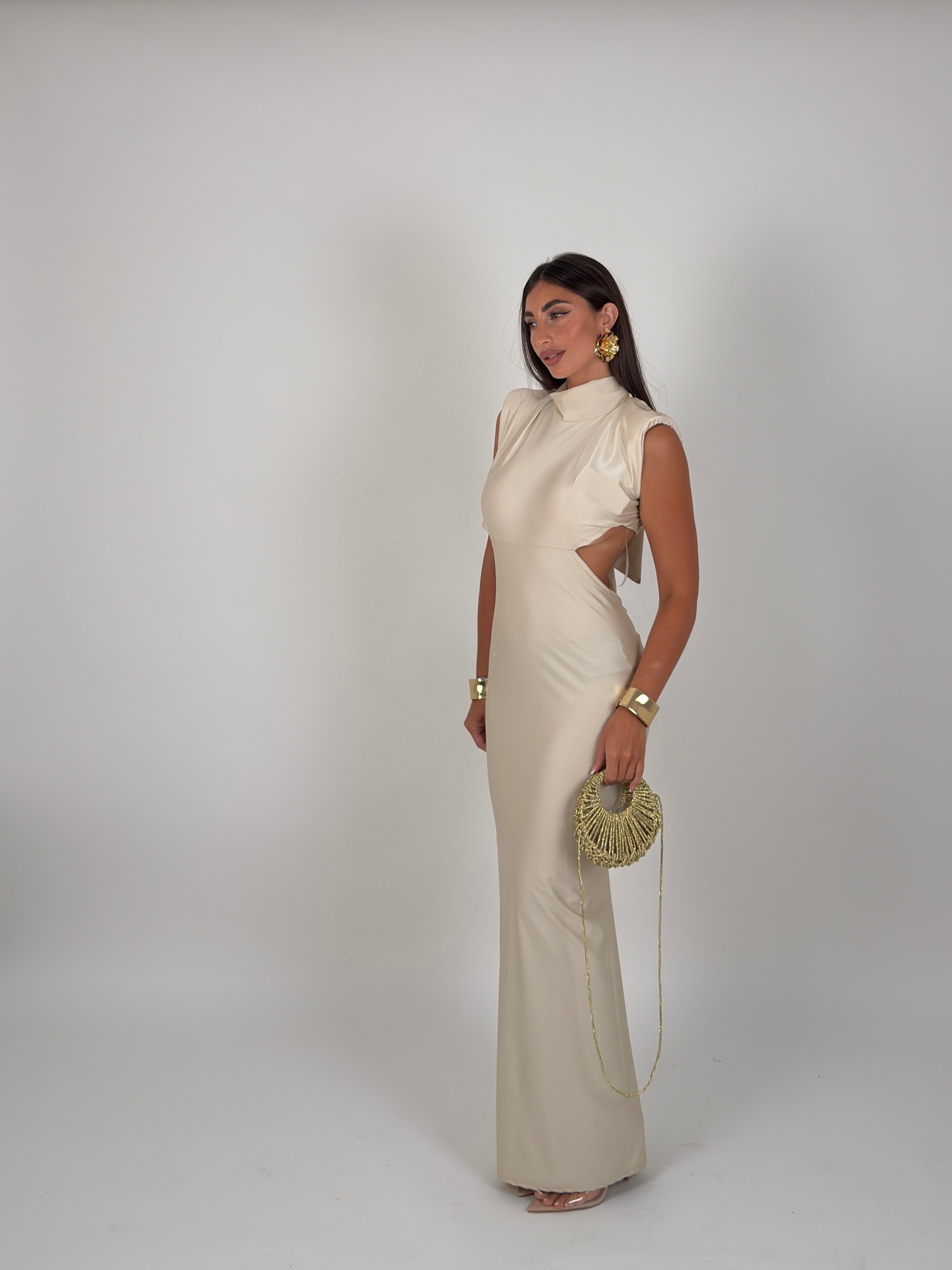 Vestito Long cut out