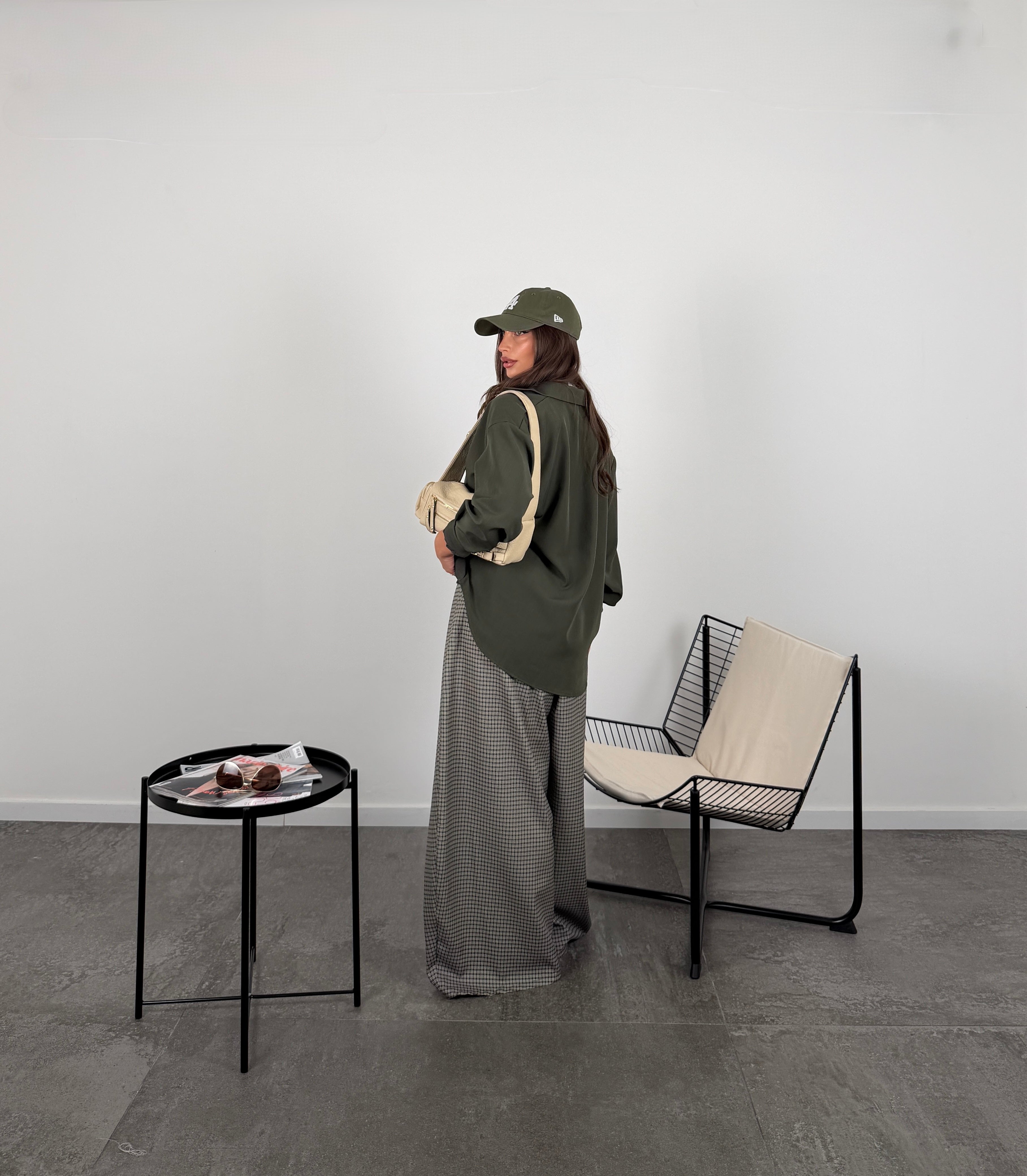 Pantalone corinne quadri