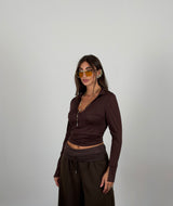 Maglia collo camicia semivelata
