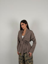 Giacca mood trench tessuto leggero