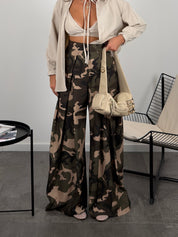 Pantalone Corinne mimetico