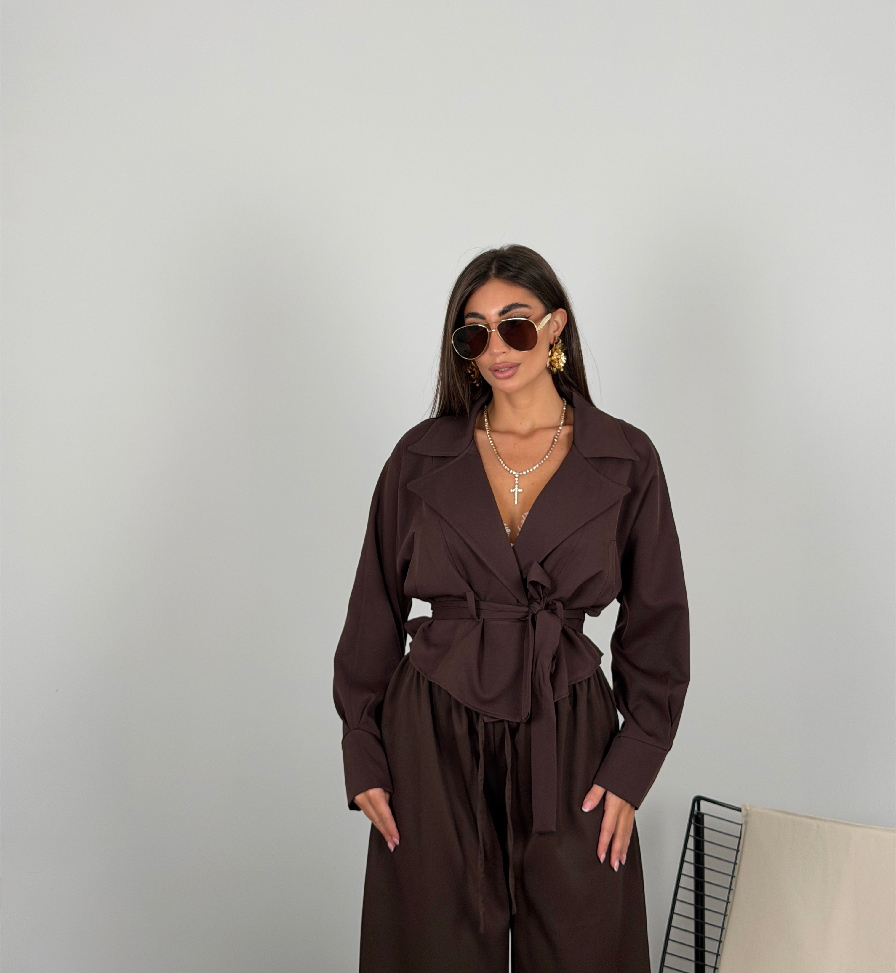 Giacca fit crop