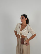 Maglia incrociatina in filo