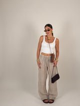 Pantalone 100% lino