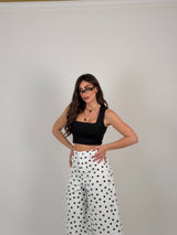 Top scollo quadrato