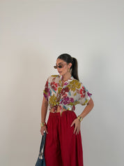 Camicia fantasia velo
