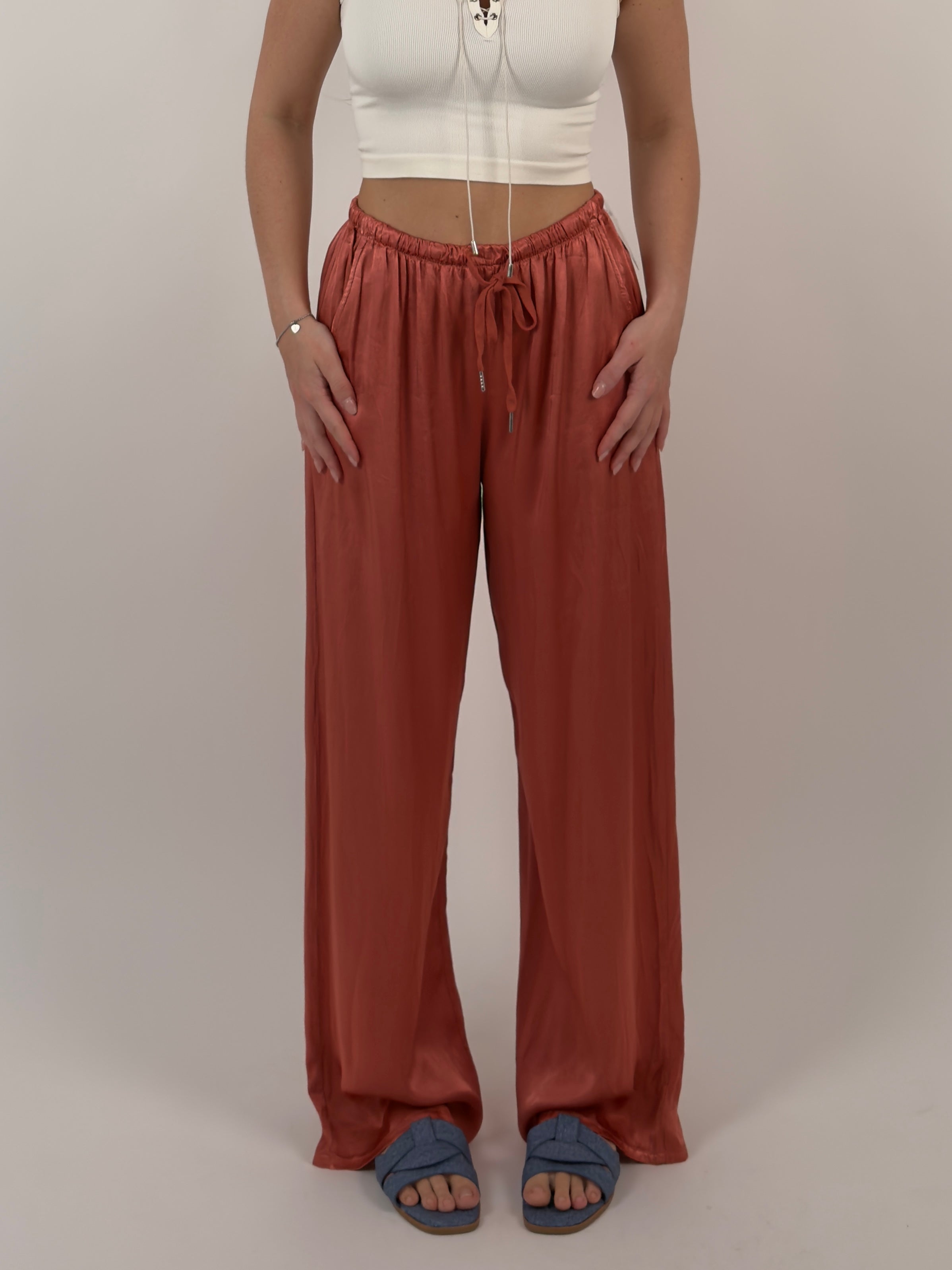 Pantalone effetto satinato Universal