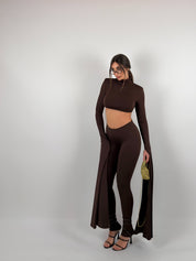 Completo in lycra con manica super lunga