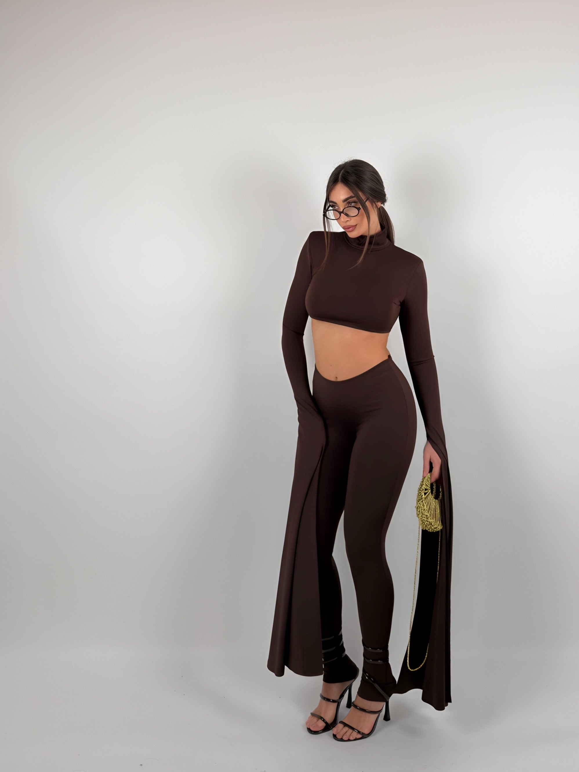 Completo in lycra con manica super lunga