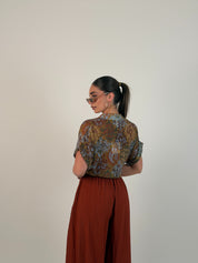 Camicia fantasia velo