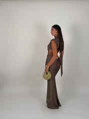 Vestito Long cut out