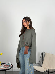 Maglia Semivelata con spalline