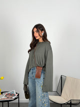 Maglia Semivelata con spalline