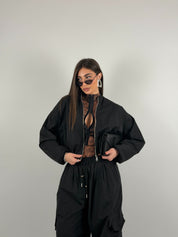 Bomber forderato con fit over