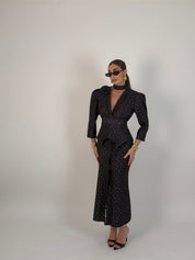 Vestito con bustino e chocker