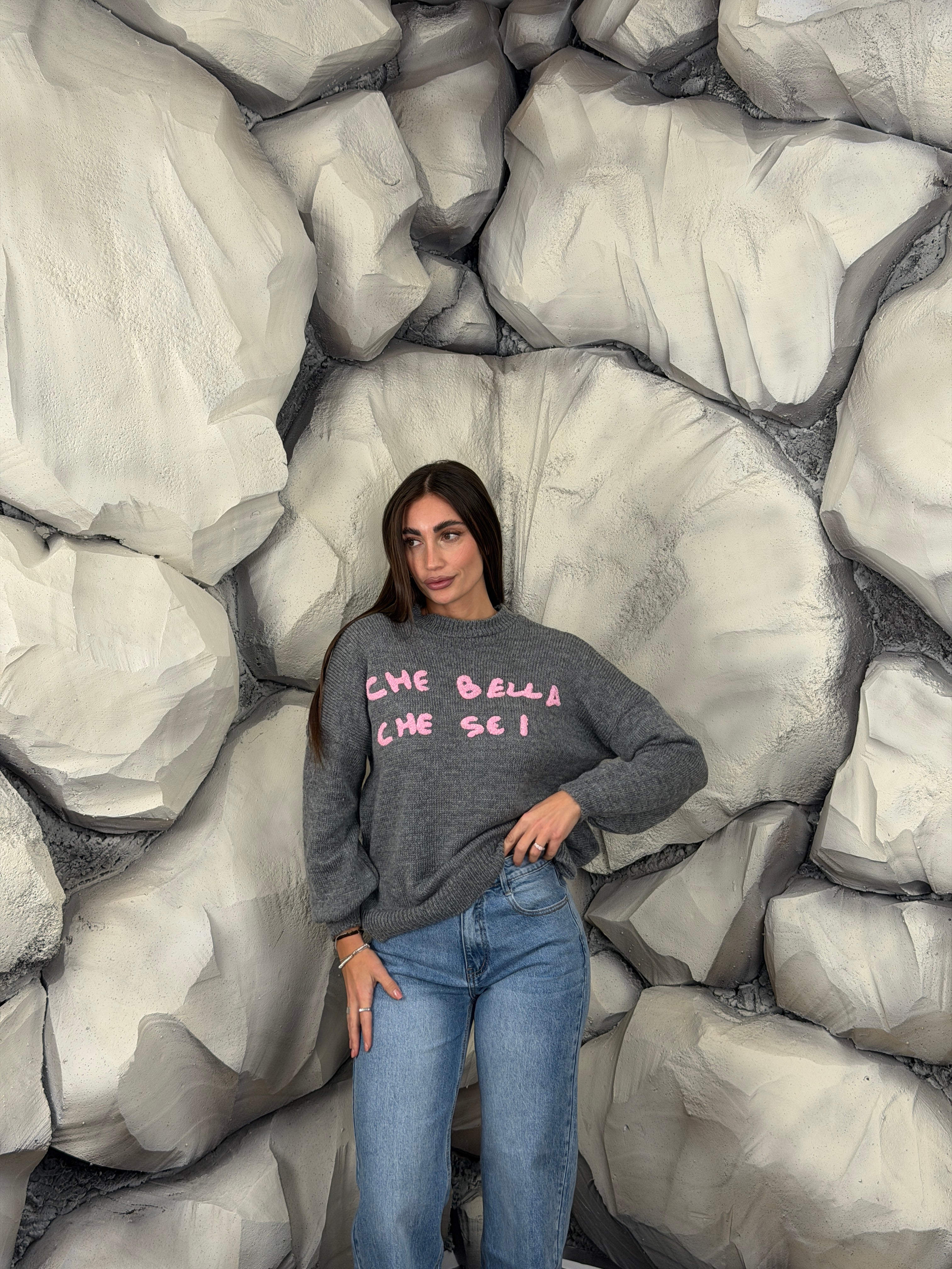 Maglione CHE BELLA CHE SEI short