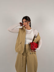 Gilet in tessuto tecnico by lumina