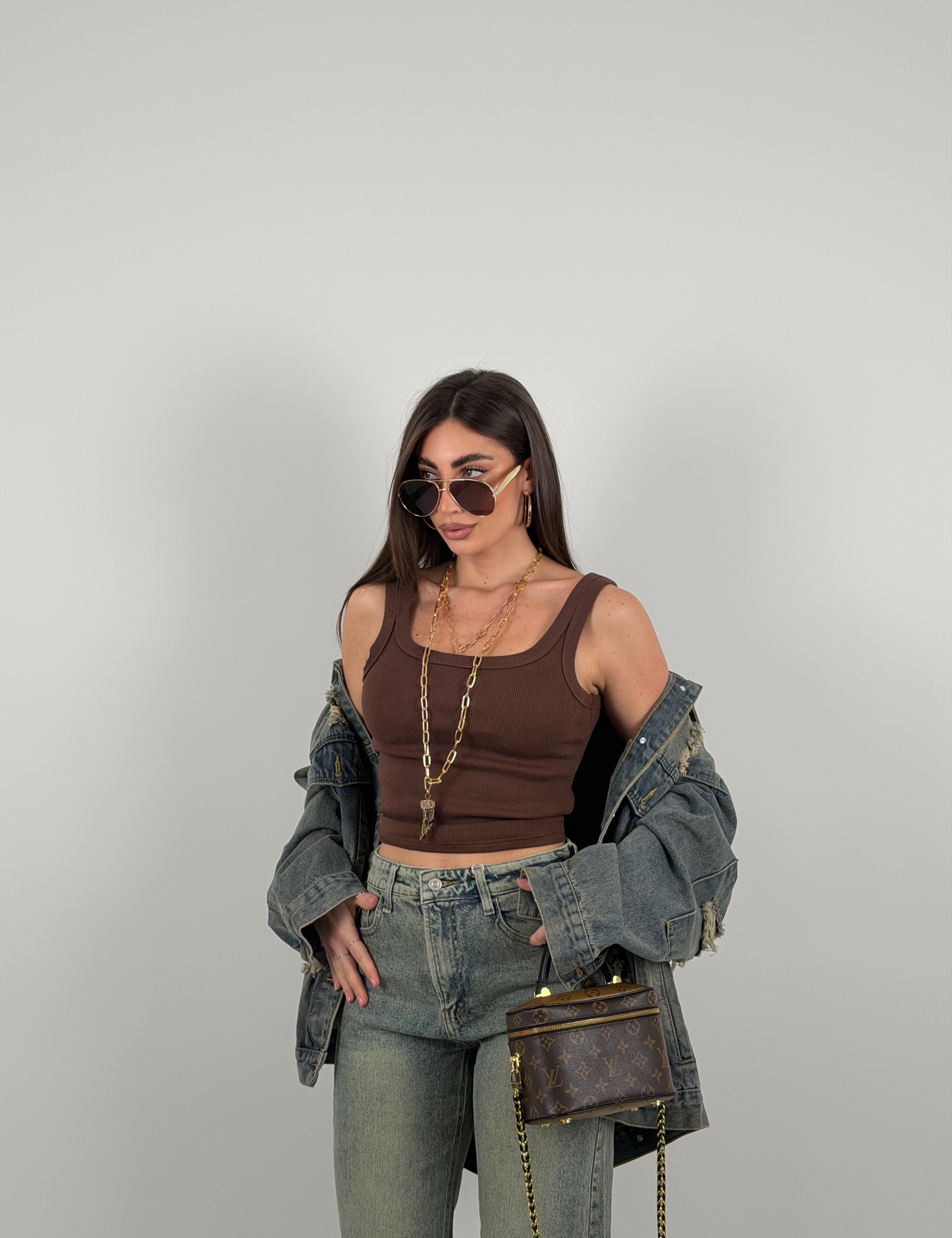 Canotta costine top quality