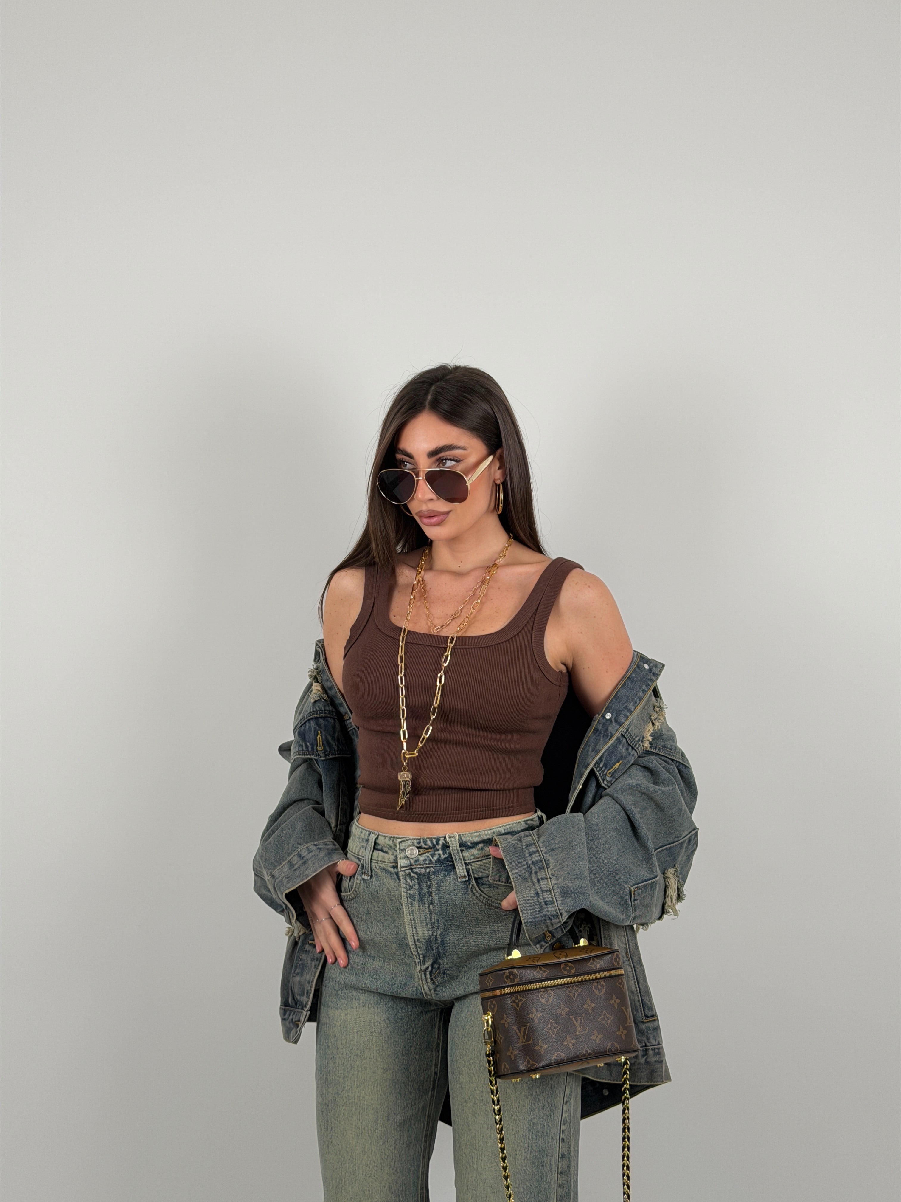 Canotta costine top quality