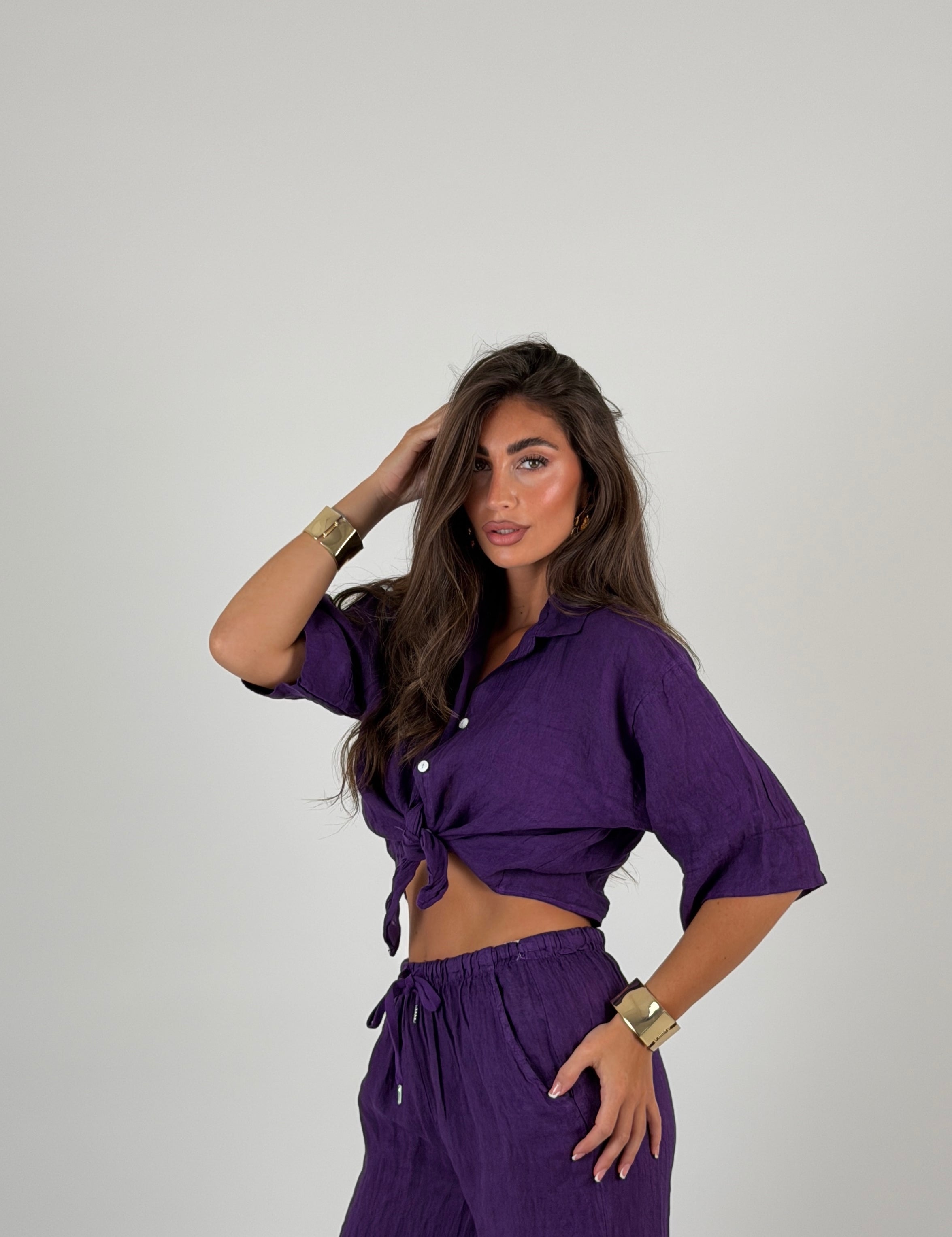 Camicia 100% lino