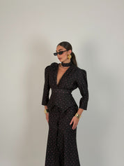 Vestito con bustino e chocker