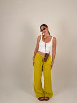 Pantalone 100% lino