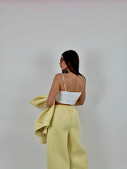 Top in lycra foderato