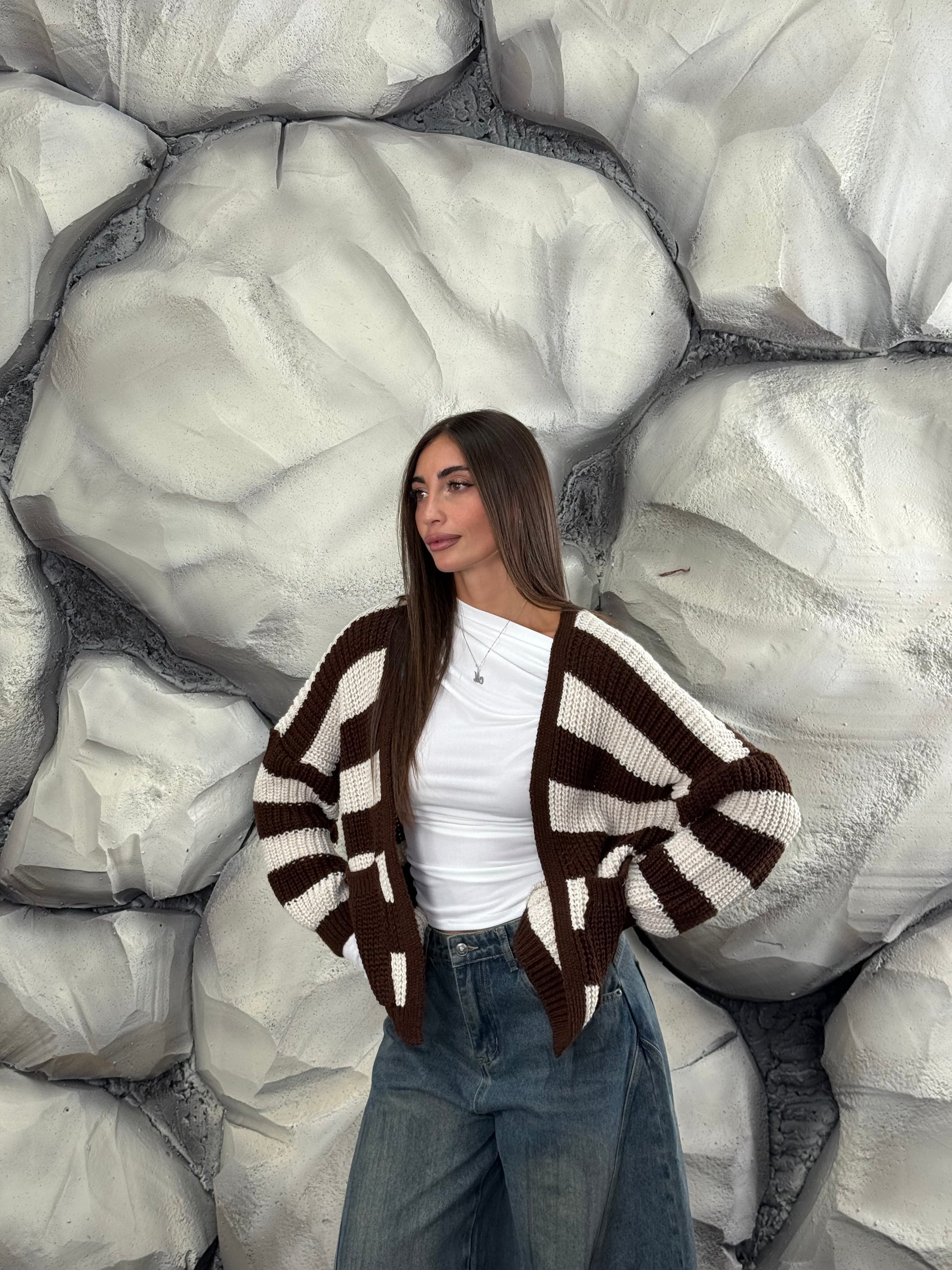 Cardigan Righe