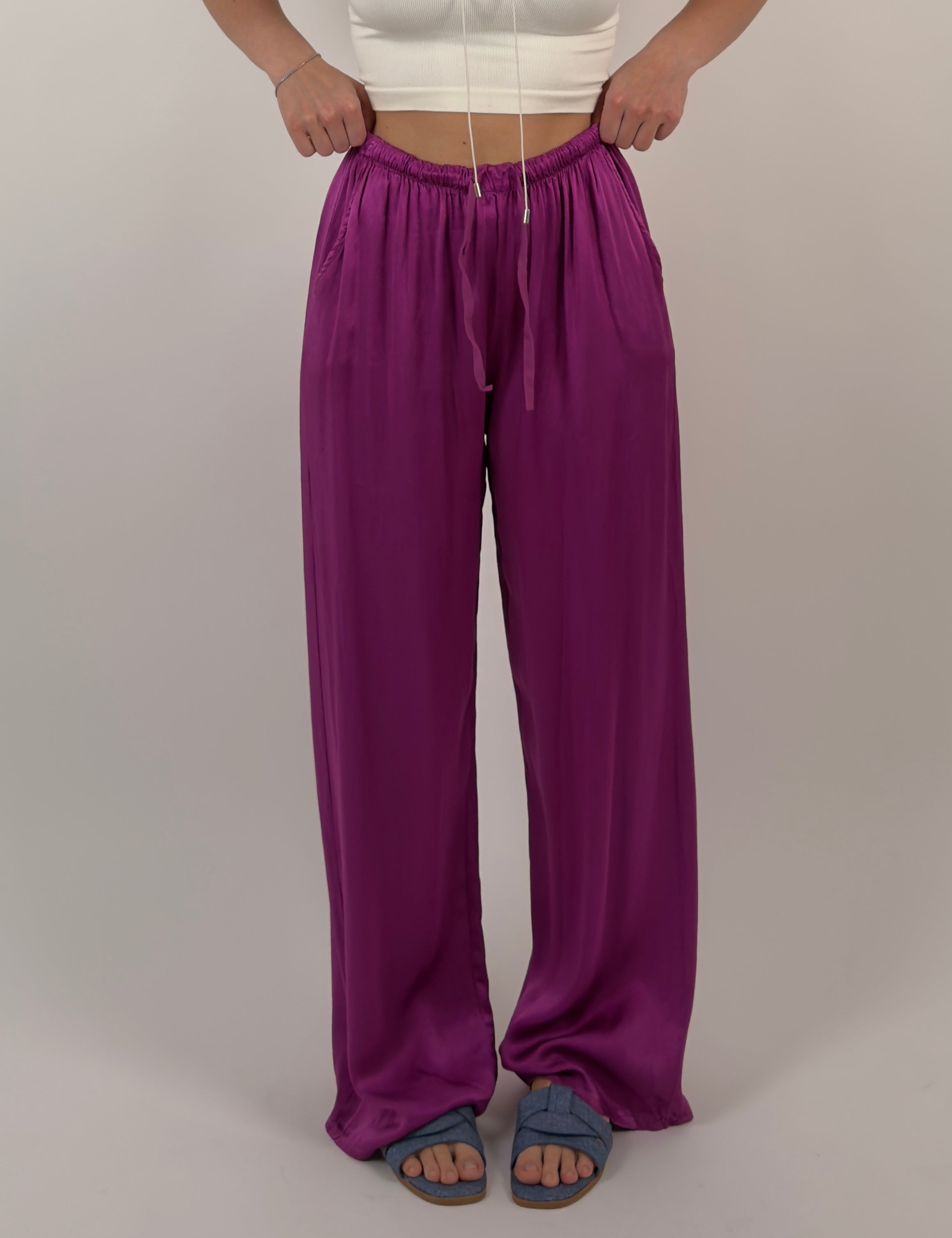 Pantalone effetto satinato Universal