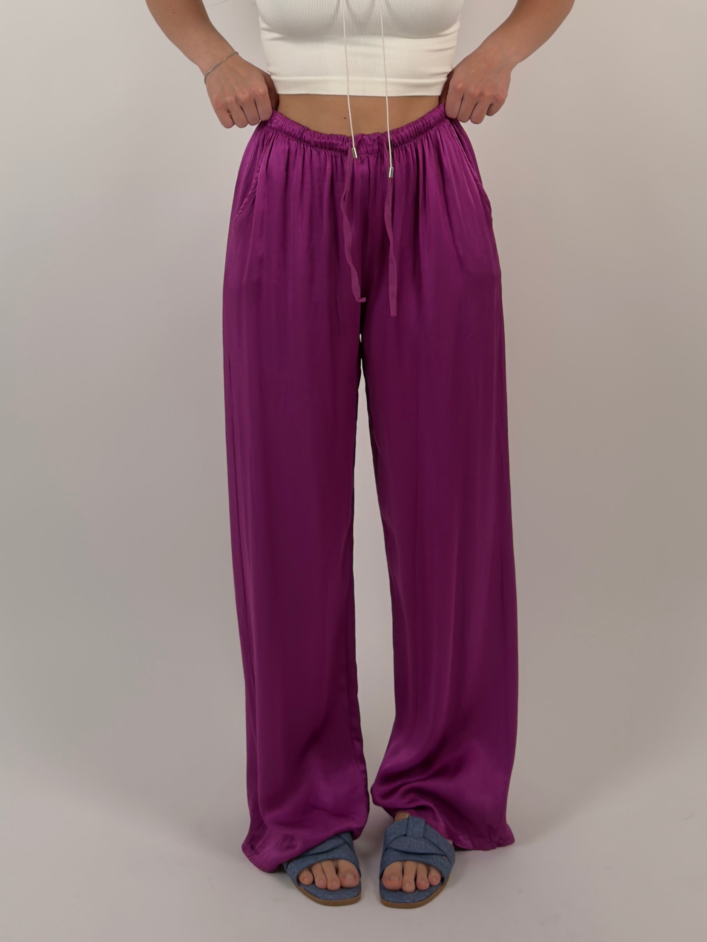 Pantalone effetto satinato Universal