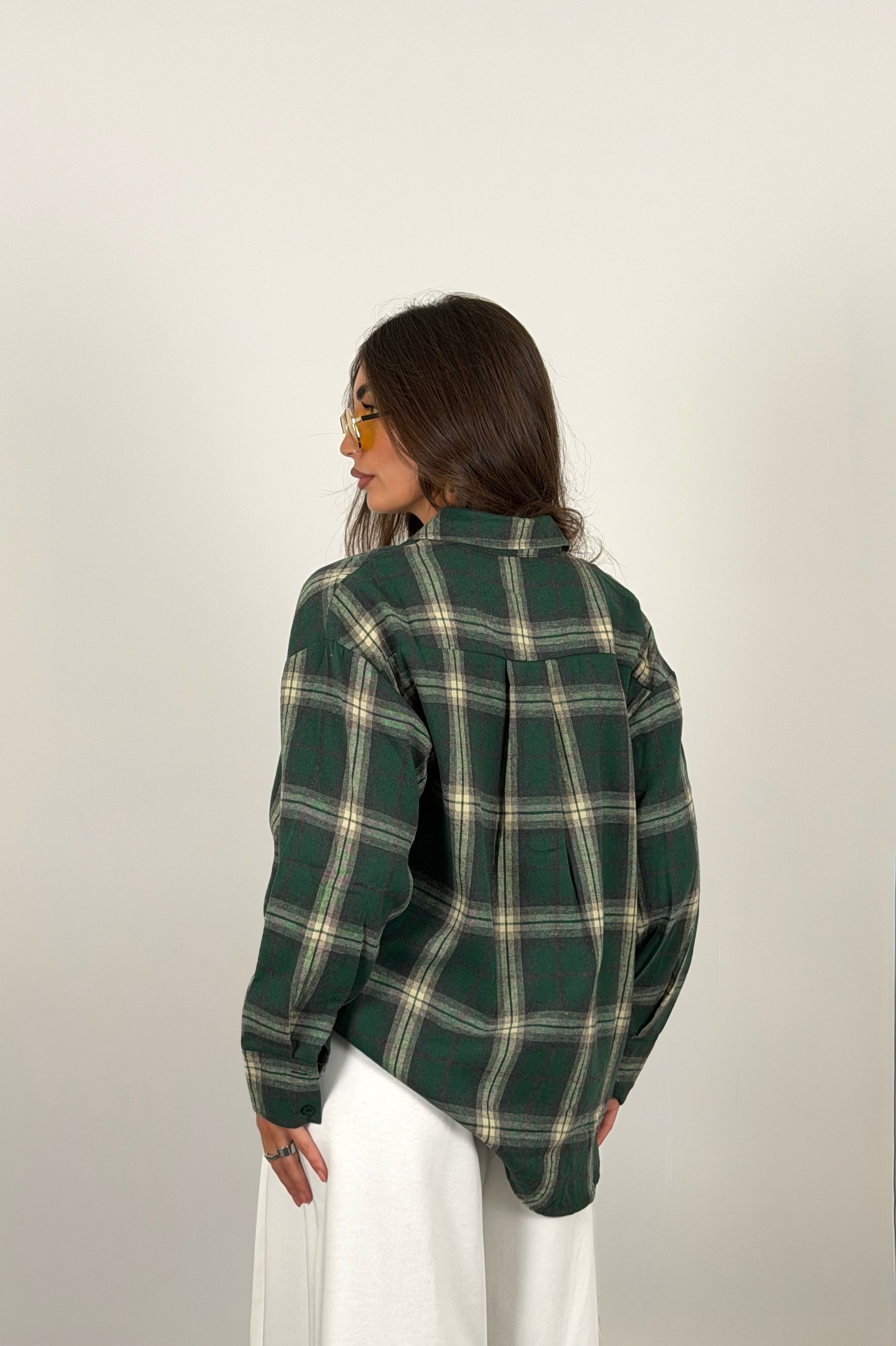 Camicia a quadri over size
