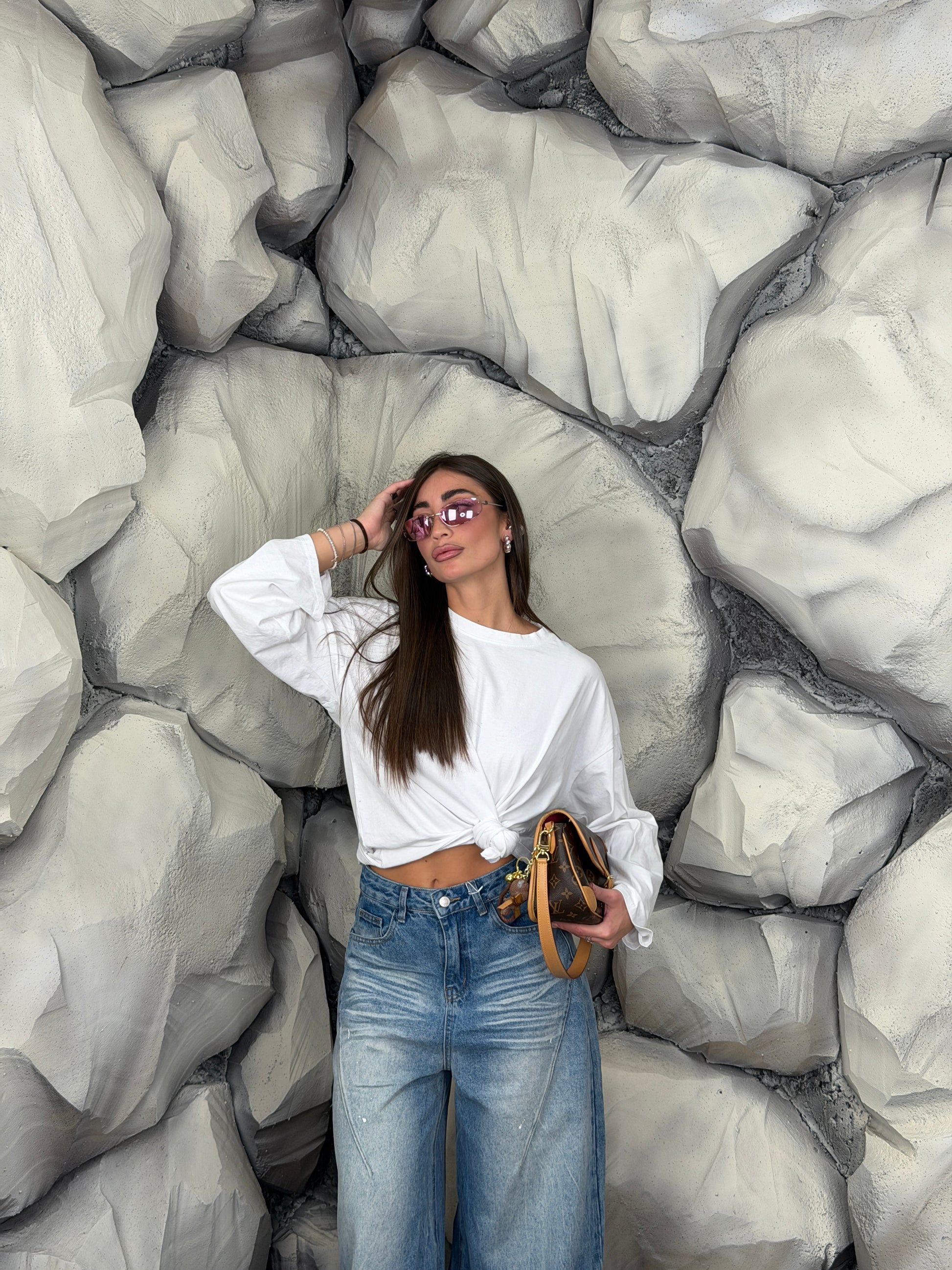 Maglia over manica lunga